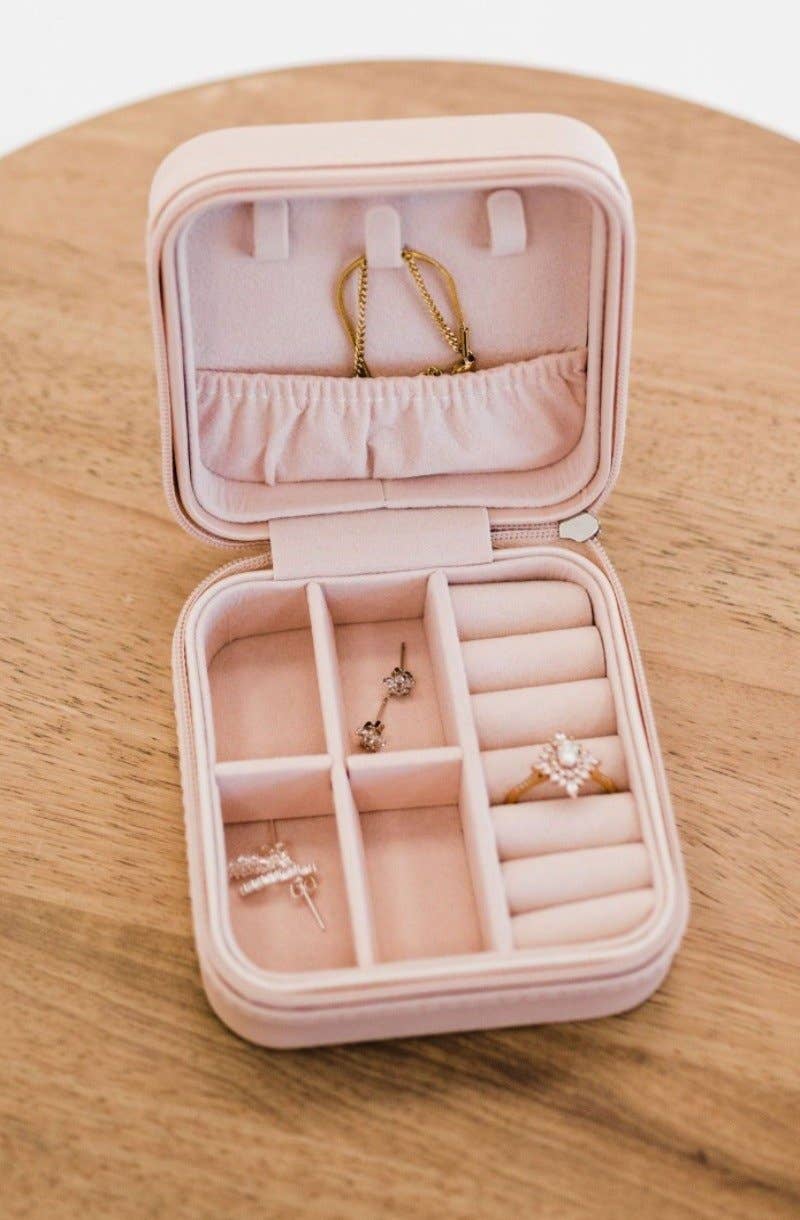 Vegan Leather Jewelry Case