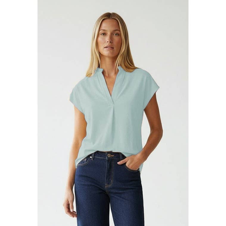 Dusty Agua Top
