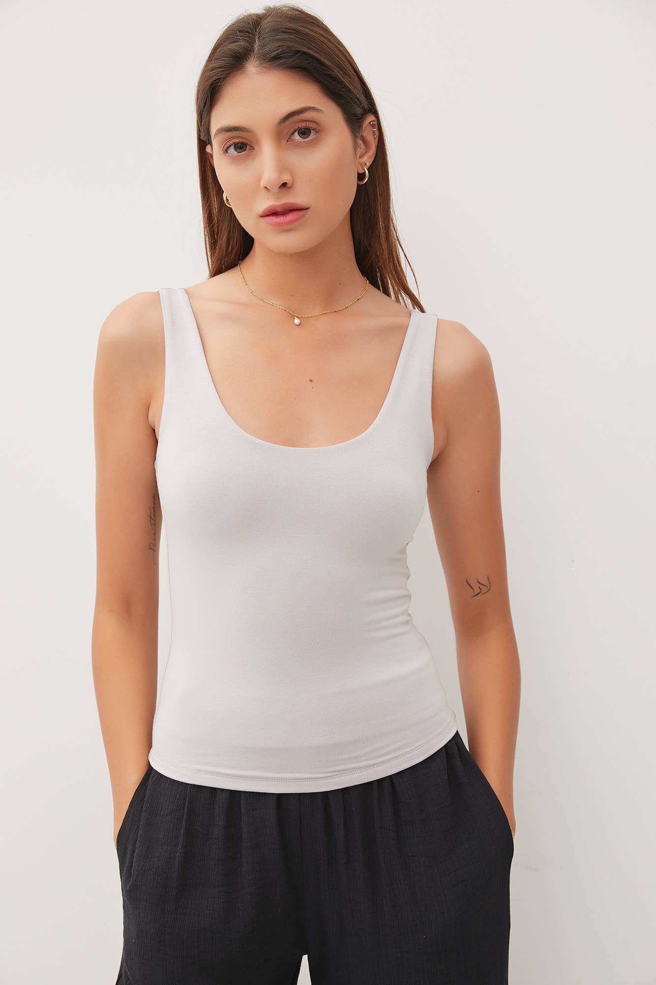 SCOOP NECK TANK