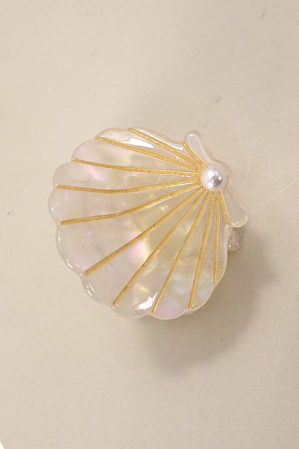 SEASHELL HAIR CLIPS