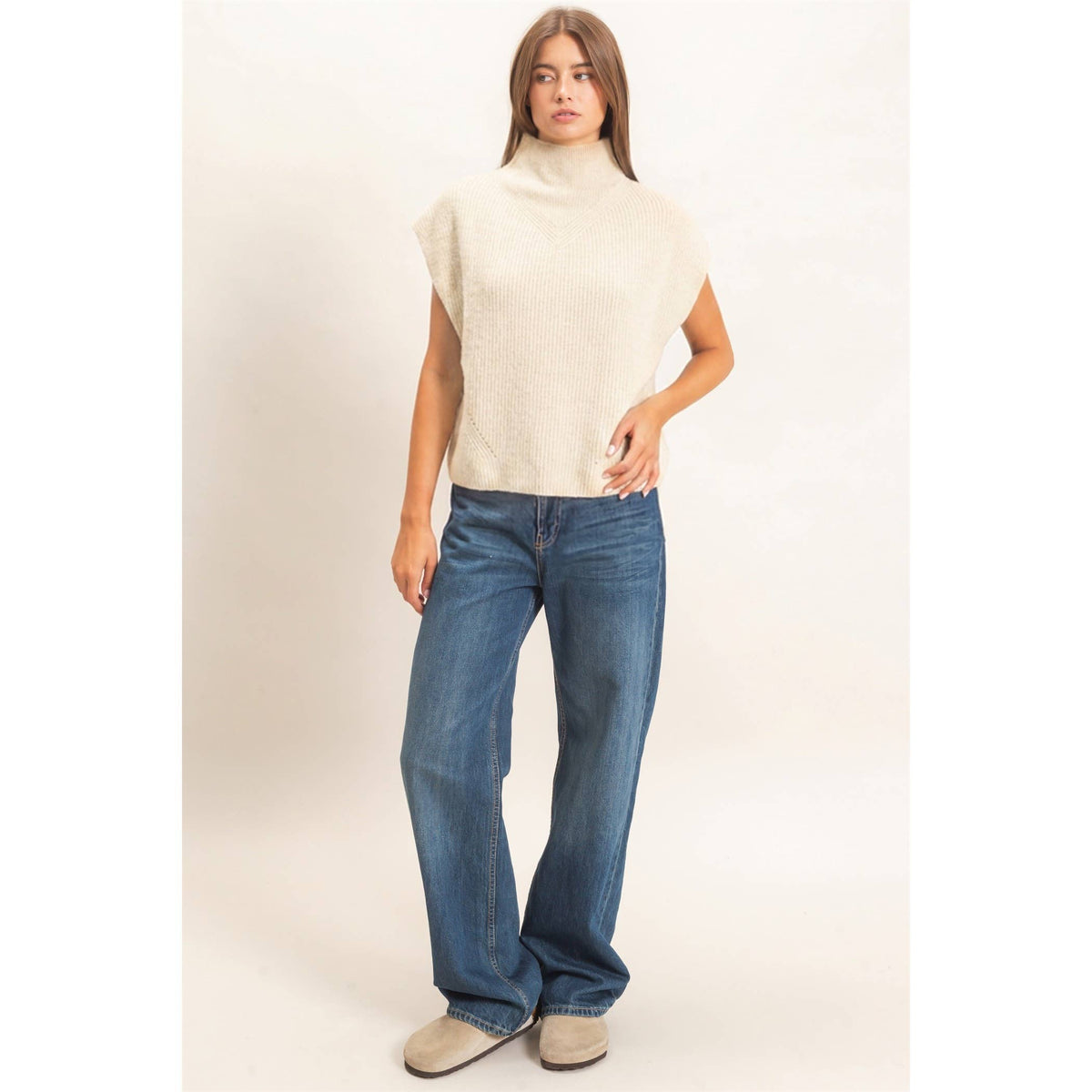 High Neck Sweater