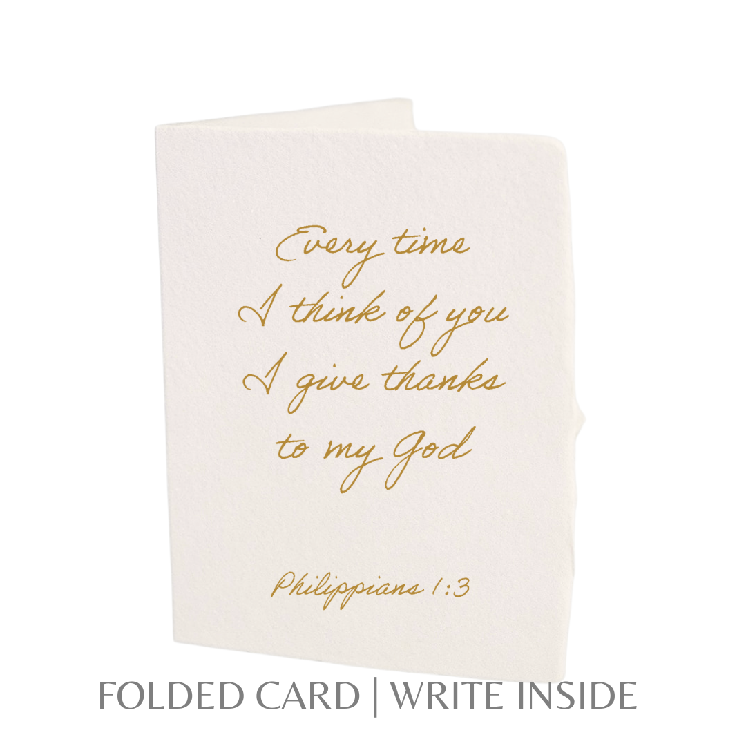 I Give Thanks Greeting Card