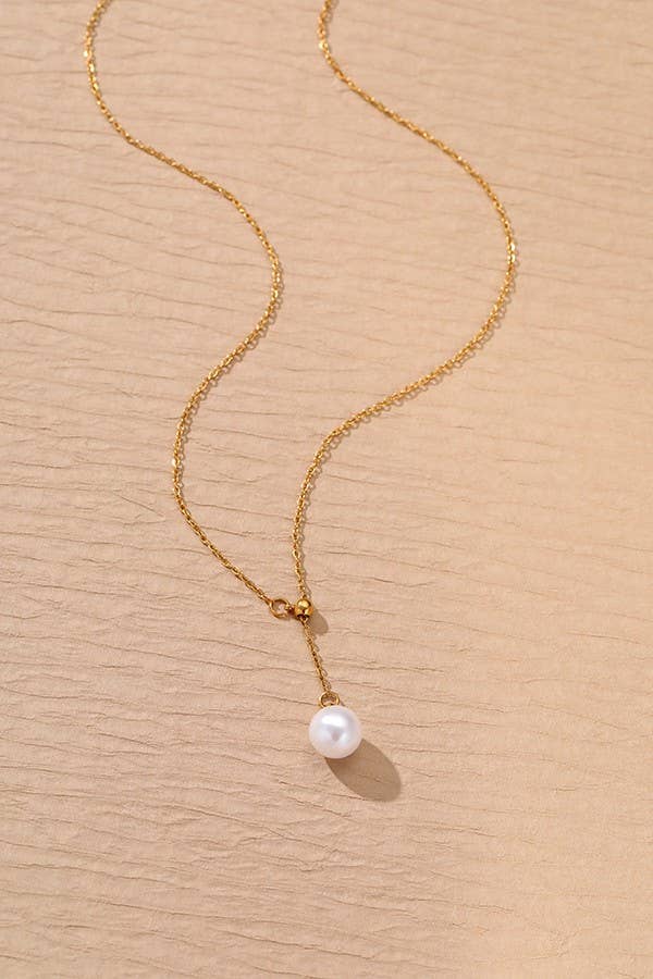 PEARL DROP NECKLACE