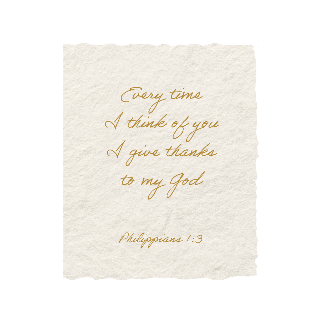 I Give Thanks Greeting Card