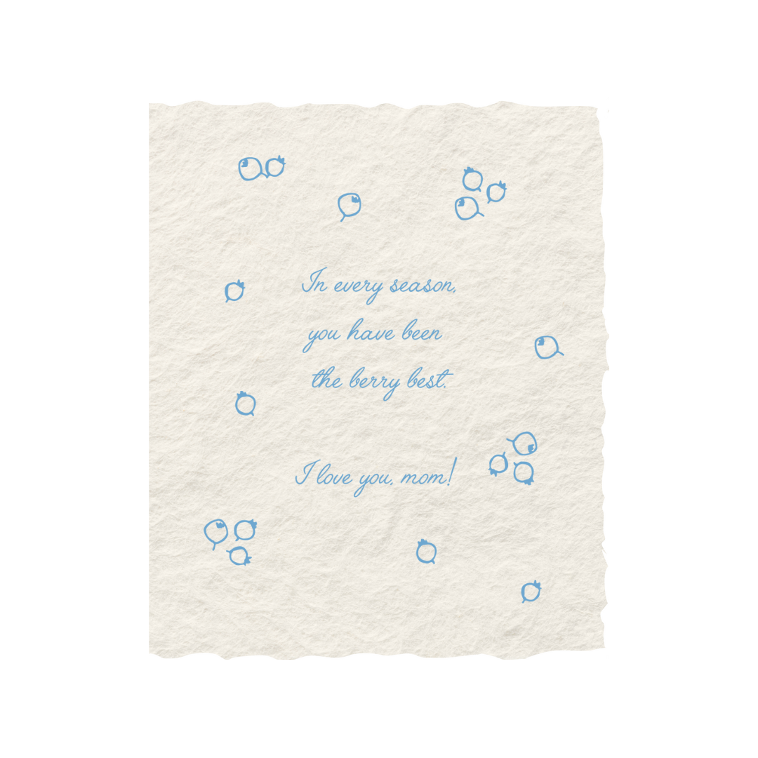 Berry Best Mom Card