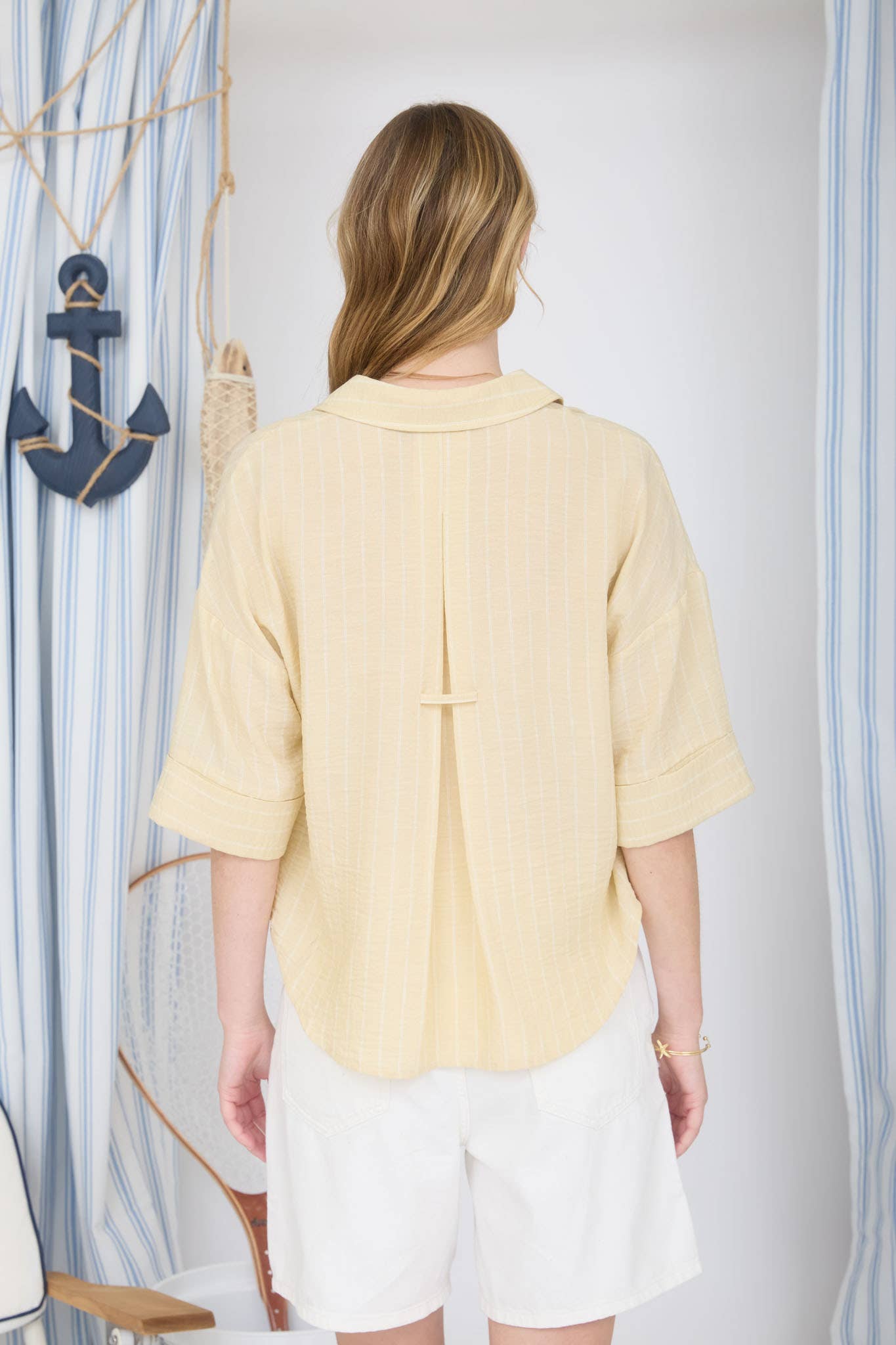 Pinstripe Button Down