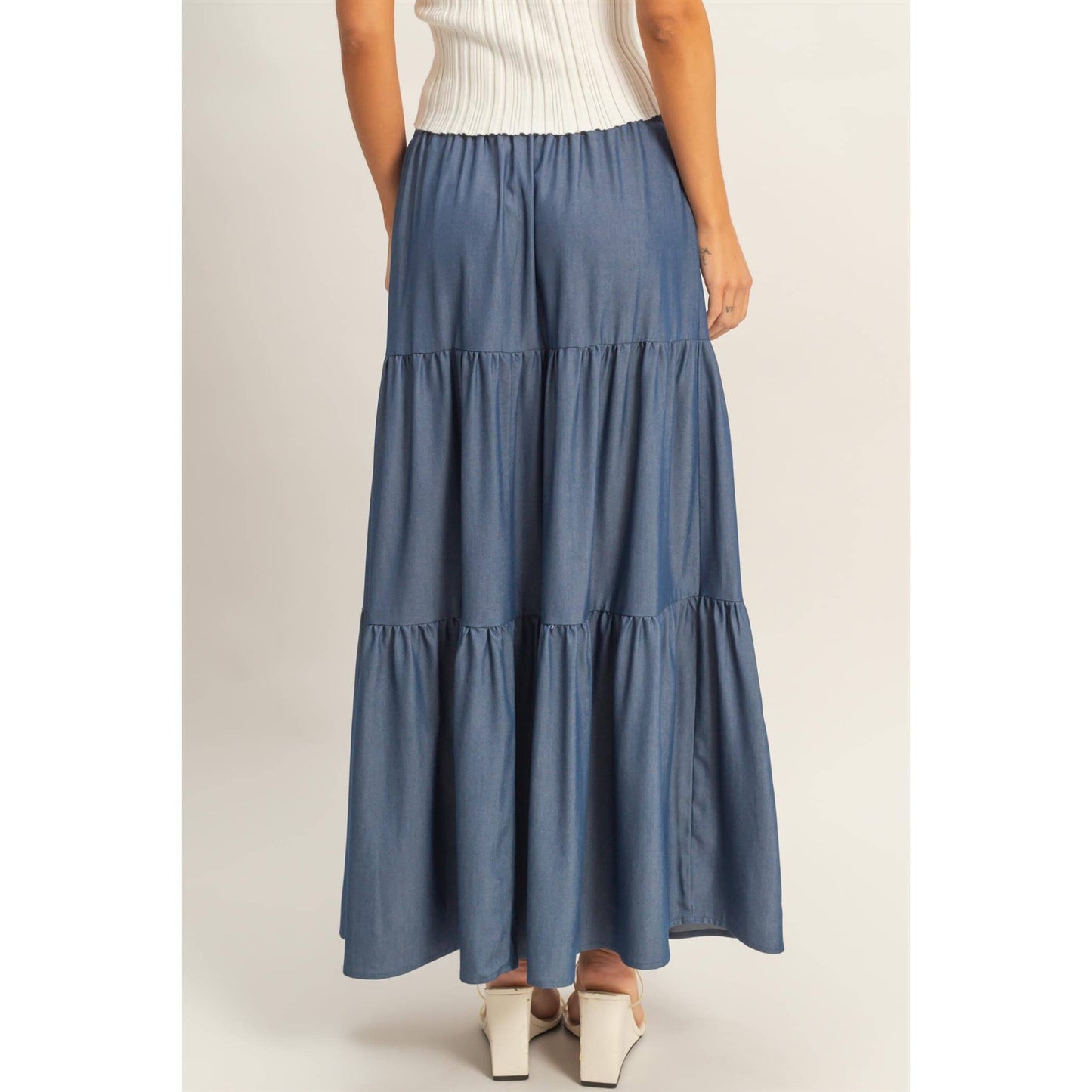 Elastic Waist Skirt