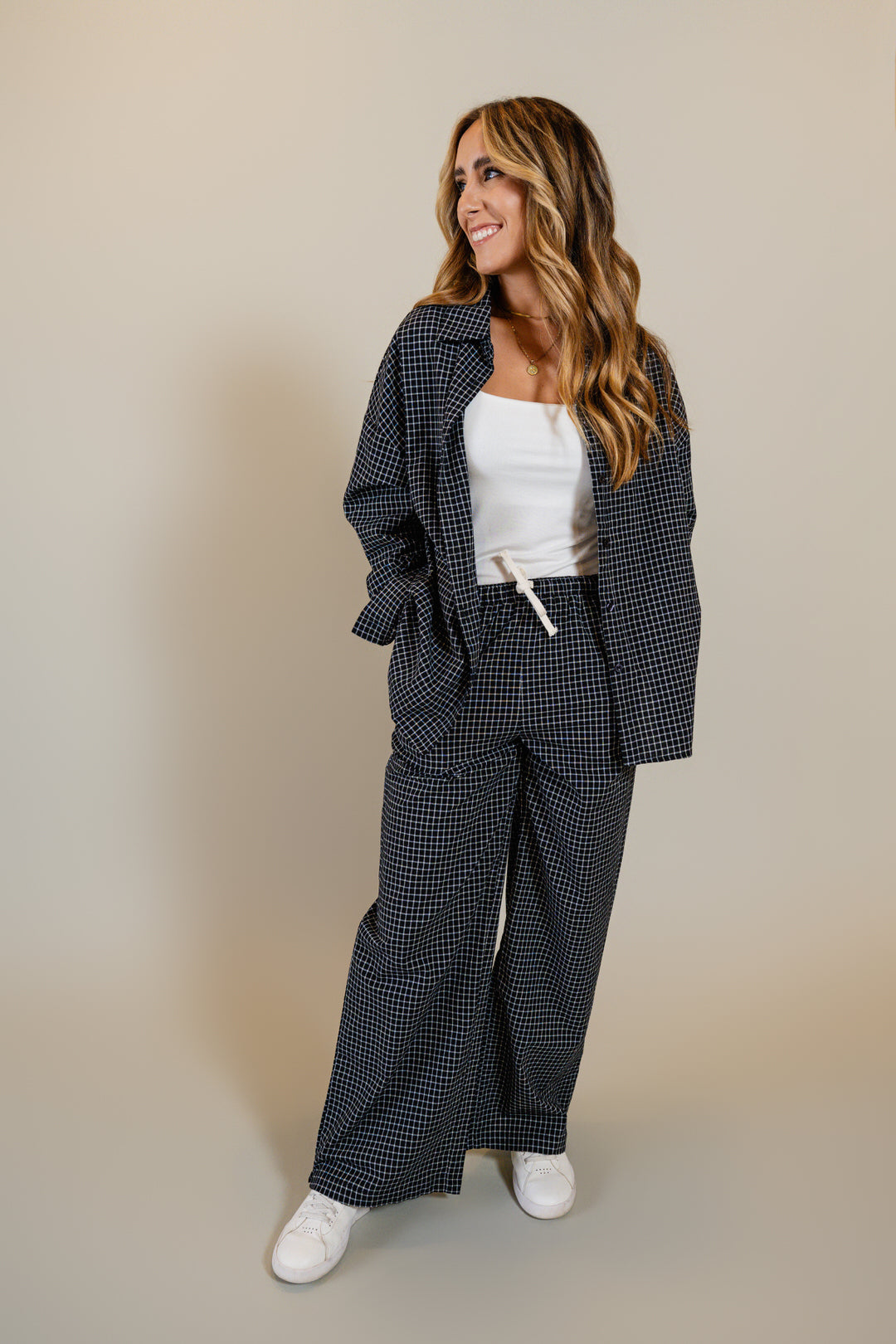 Oversized Check Shirt