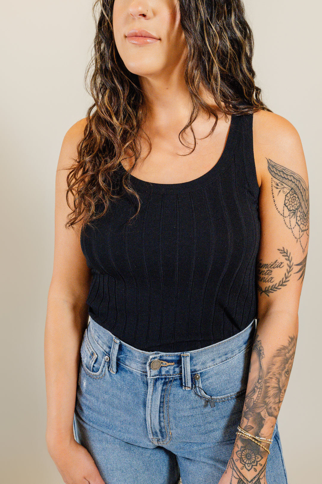 Ribbed Knit Tank