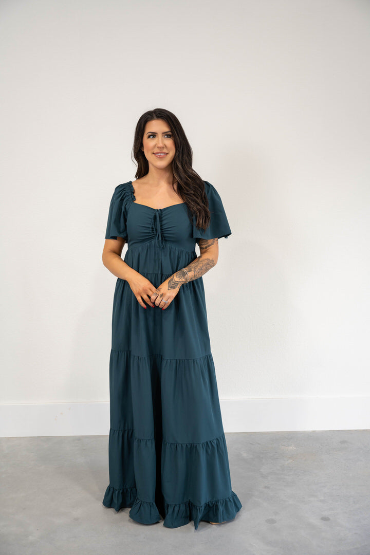 ROMANTIC TIERED MAXI DRESS