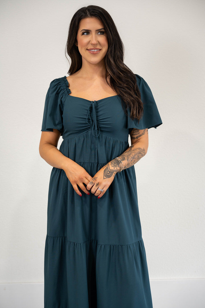 ROMANTIC TIERED MAXI DRESS