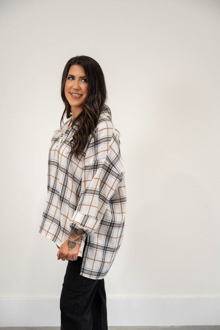 Plaid Tunic