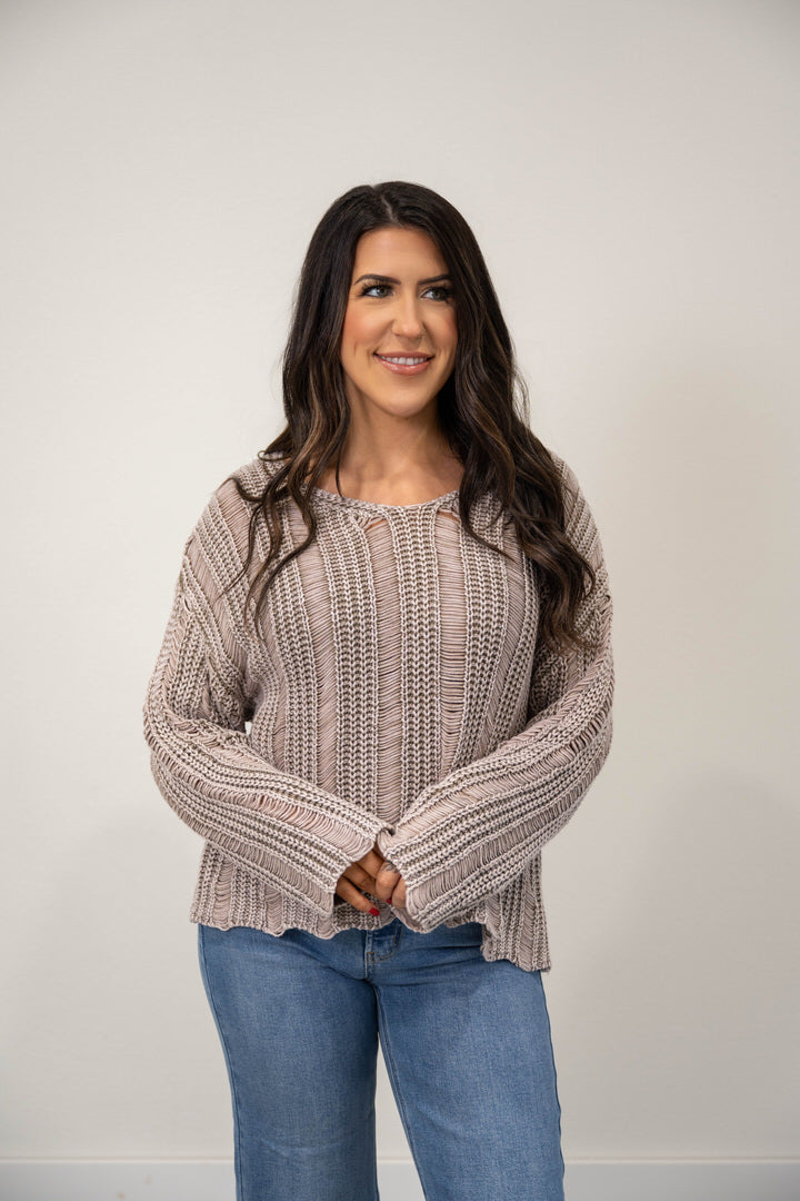 Distressed Sweater