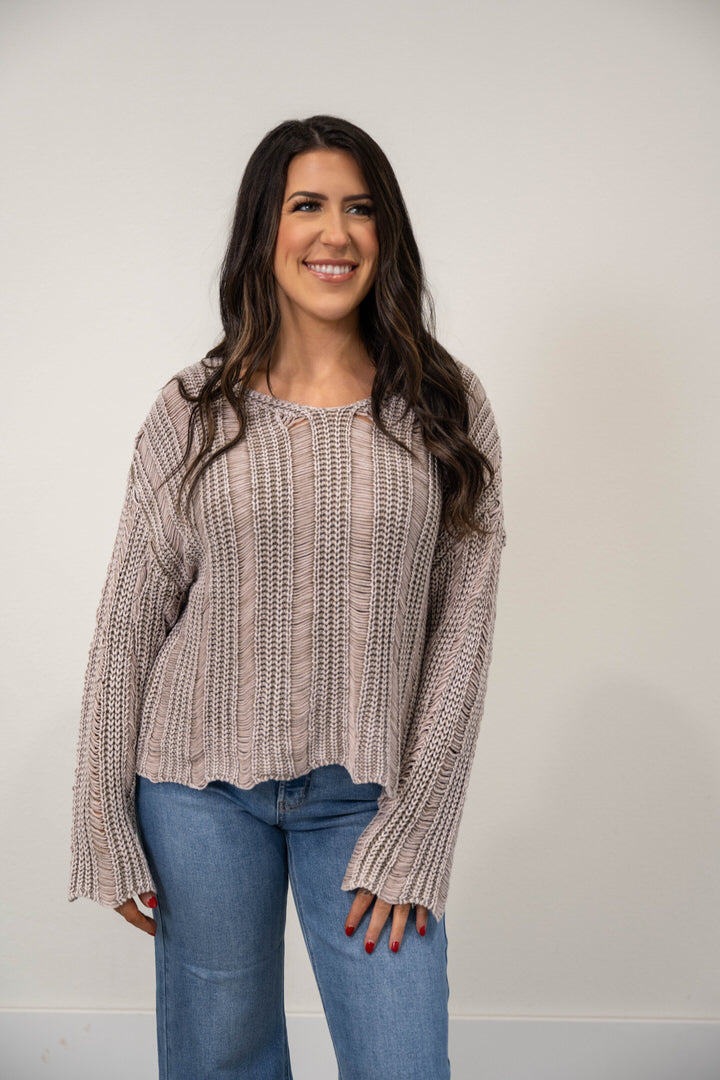 Distressed Sweater
