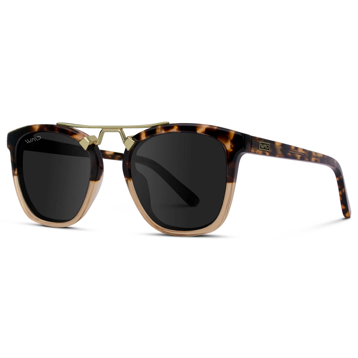 Demi - Crystal Brown Tortoise / Black Lens