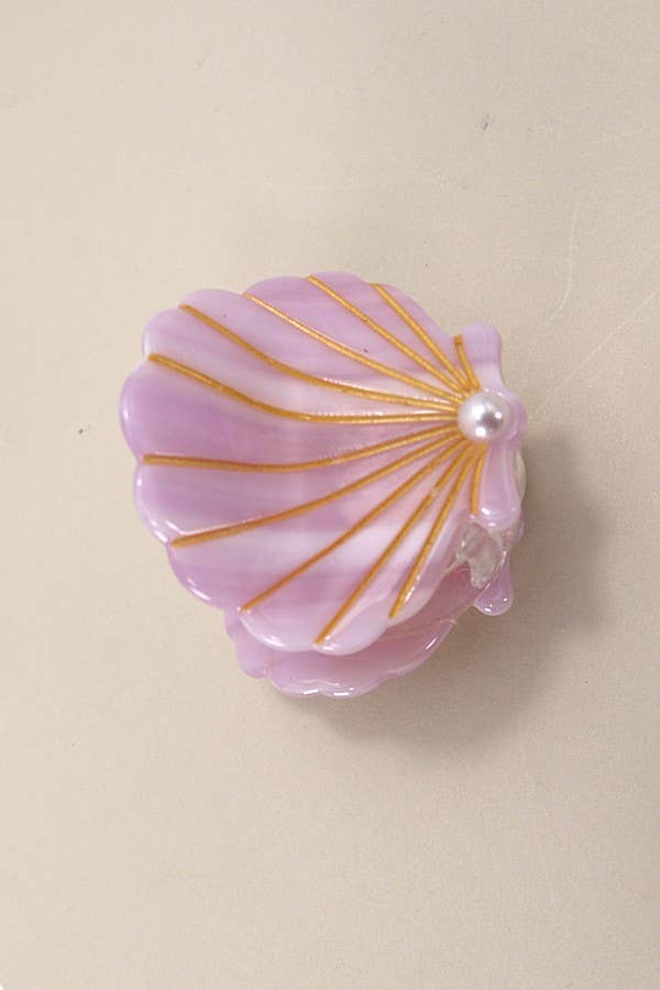 SEASHELL HAIR CLIPS