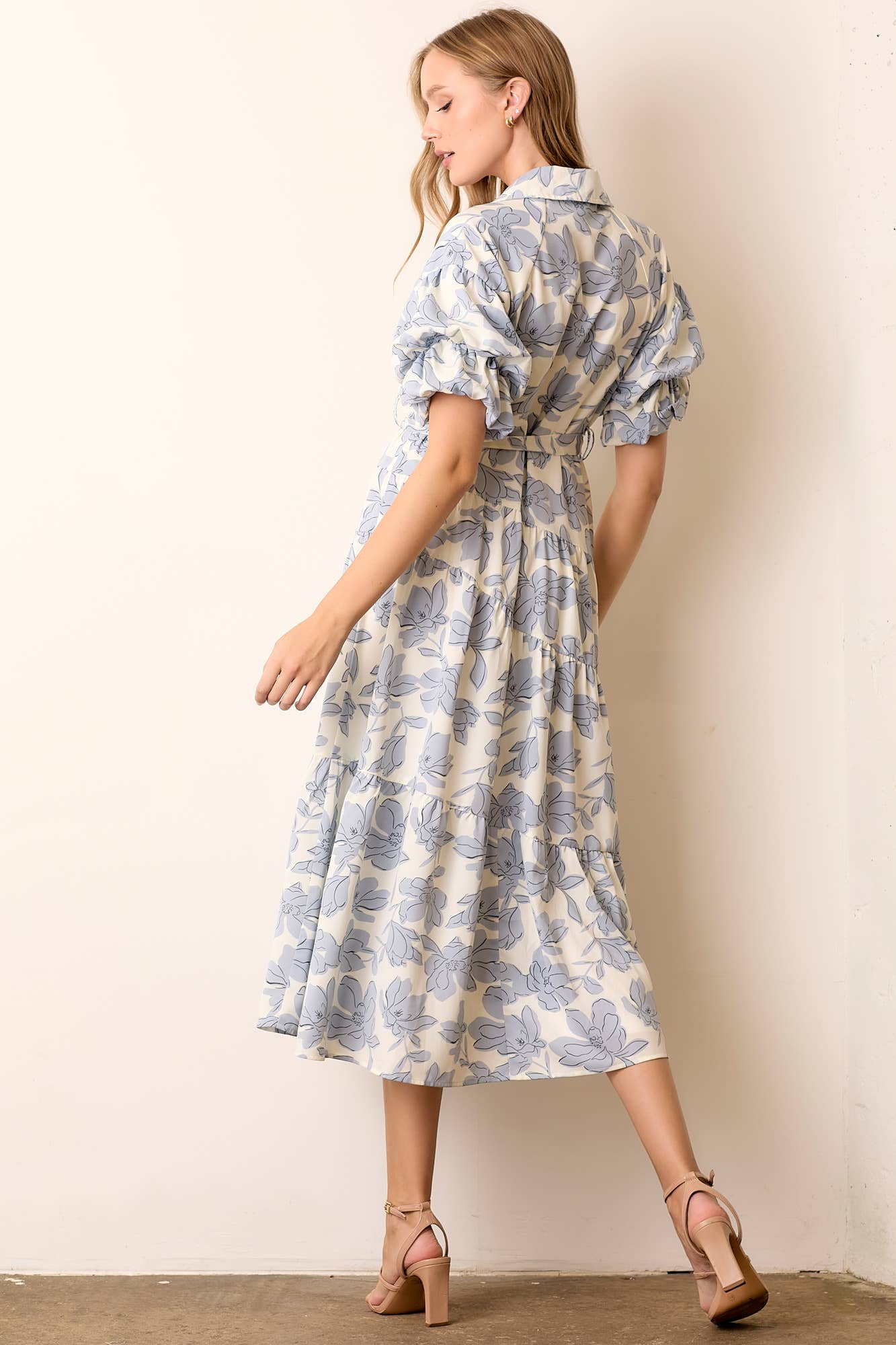 FLORAL PRINT MAXI DRESS