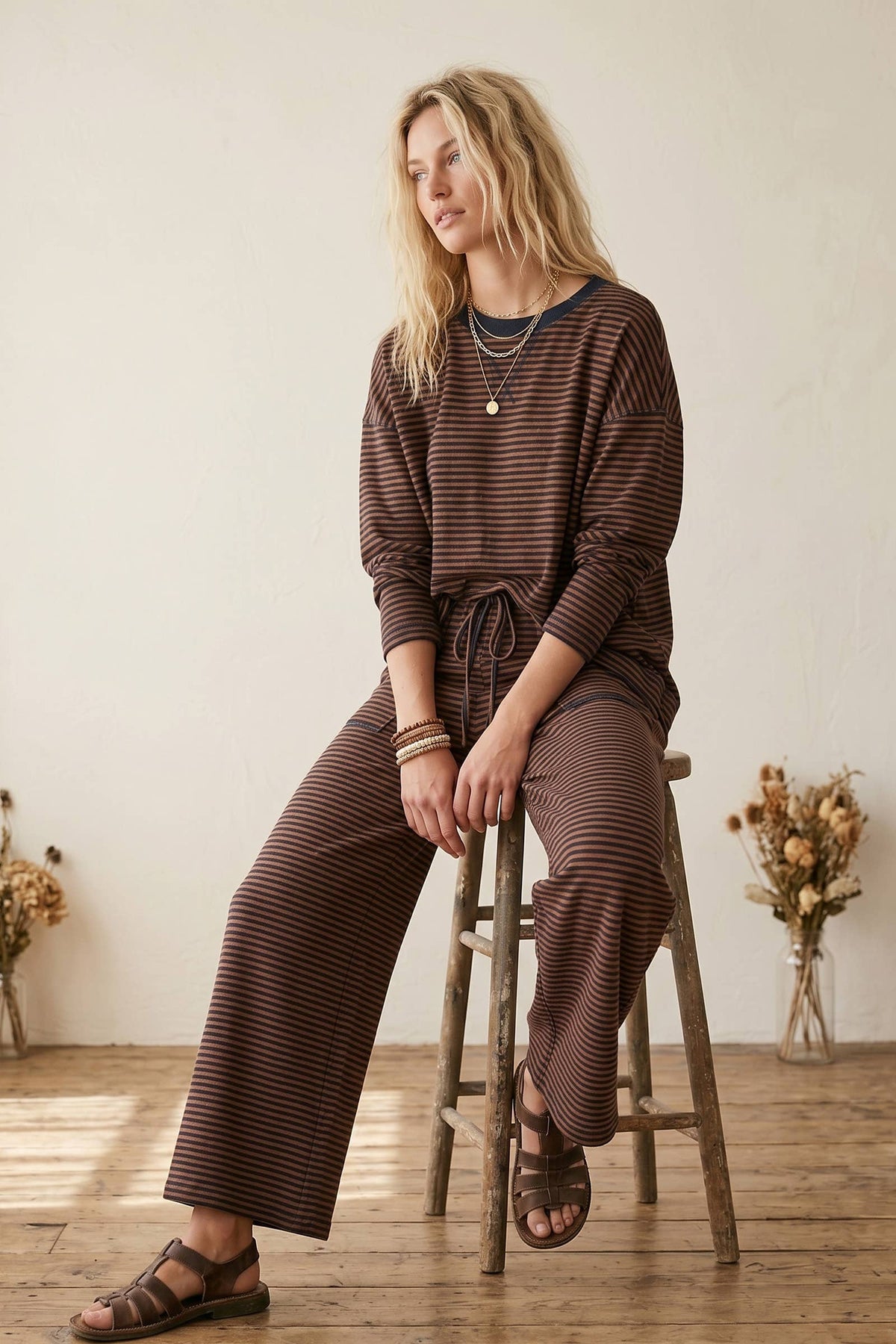 Relaxed Stripe Set