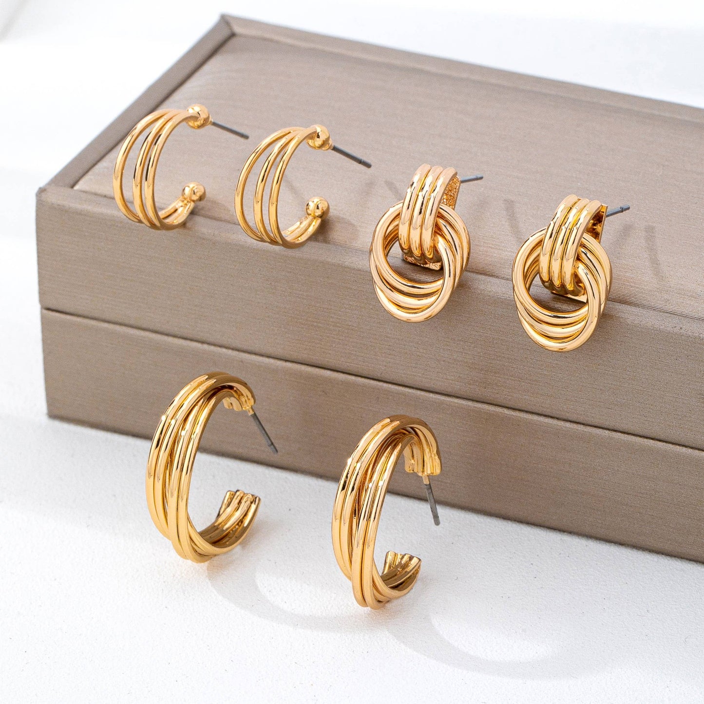 Multi-Line Earring Set