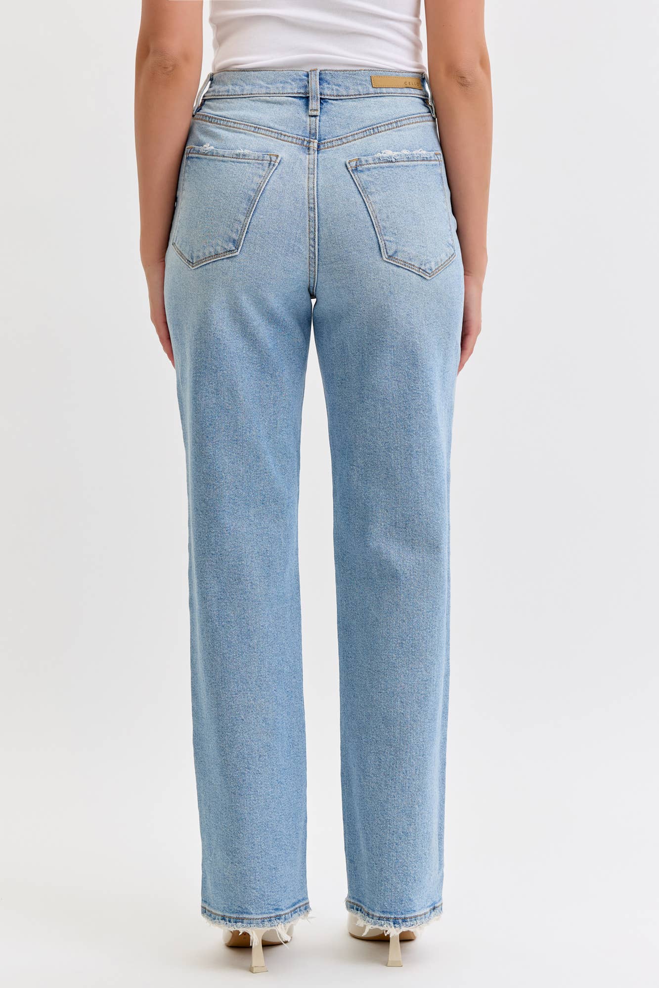 Super High Rise Dad Jeans / Mini Side Slits
