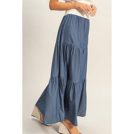 Elastic Waist Skirt