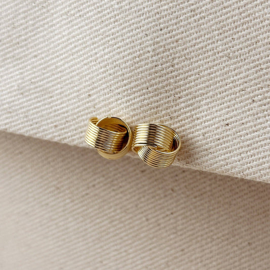 Wire Knot Stud Earrings