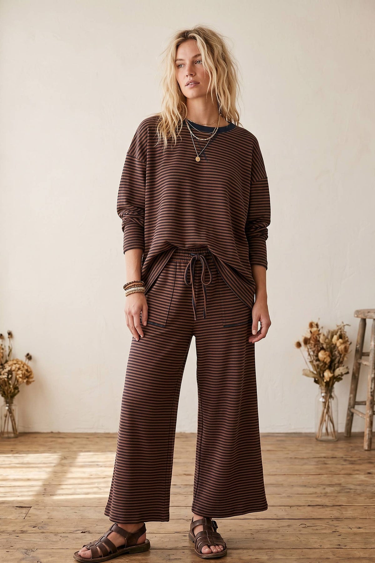 Relaxed Stripe Set