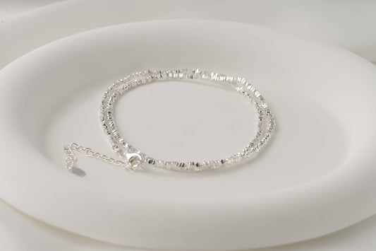 Sterling Silver Bead Bracelet