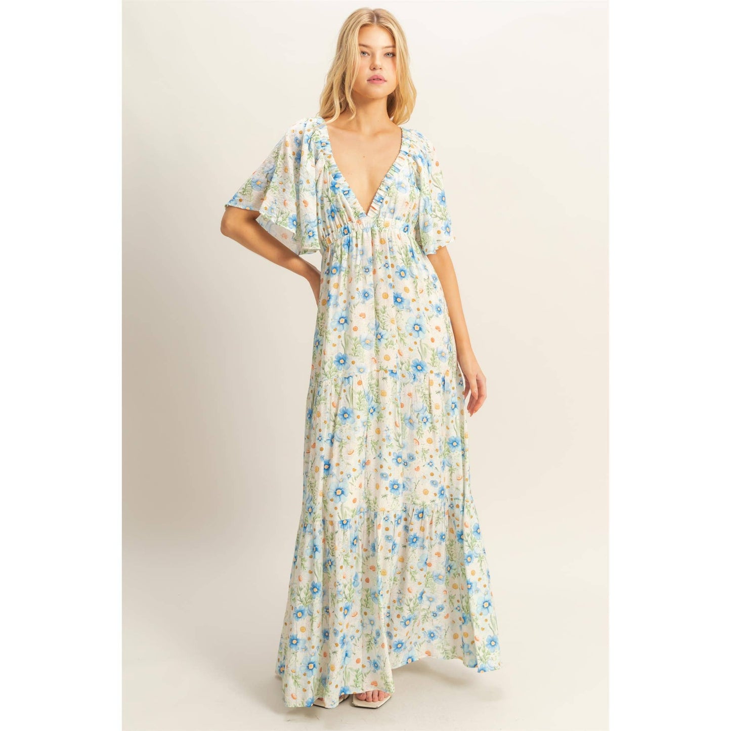 Flowy Tiered Maxi Dress