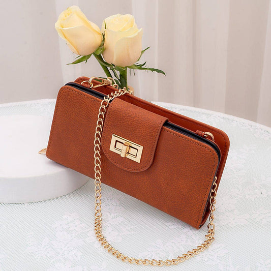 Brown Crossbody Wallet
