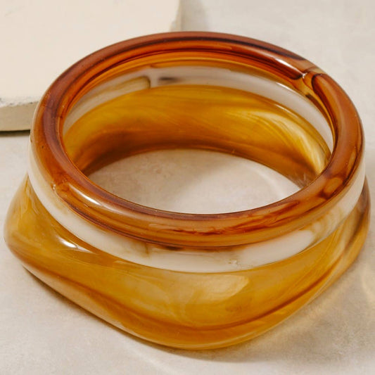 Three Piece Chunky Bangle Set