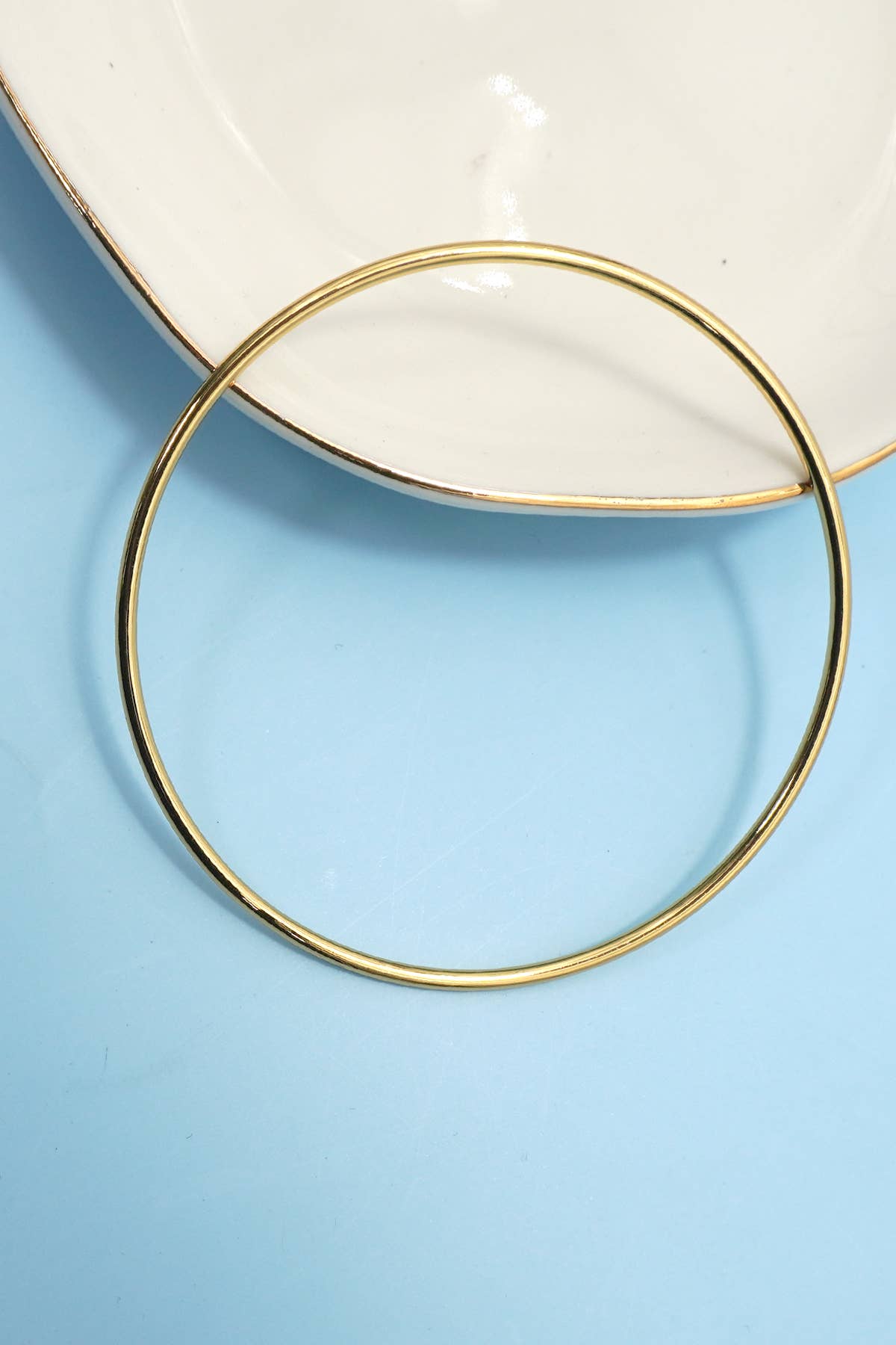 Polished Round Bangle
