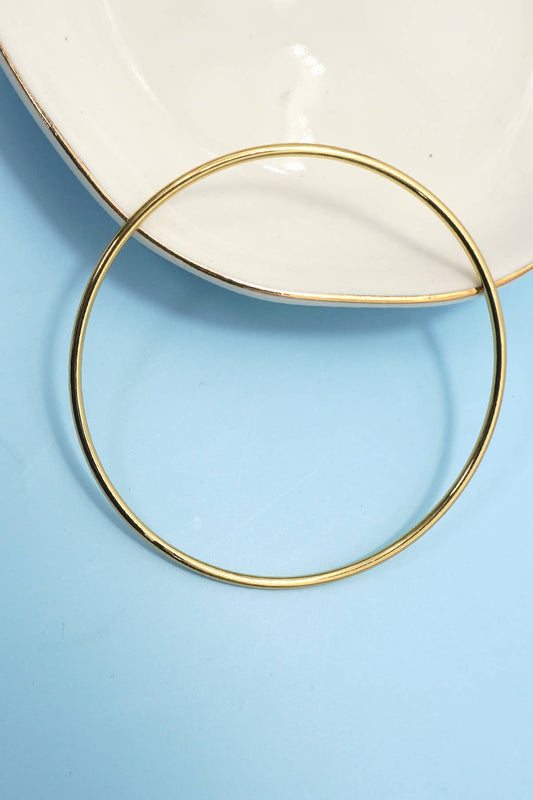Polished Round Bangle