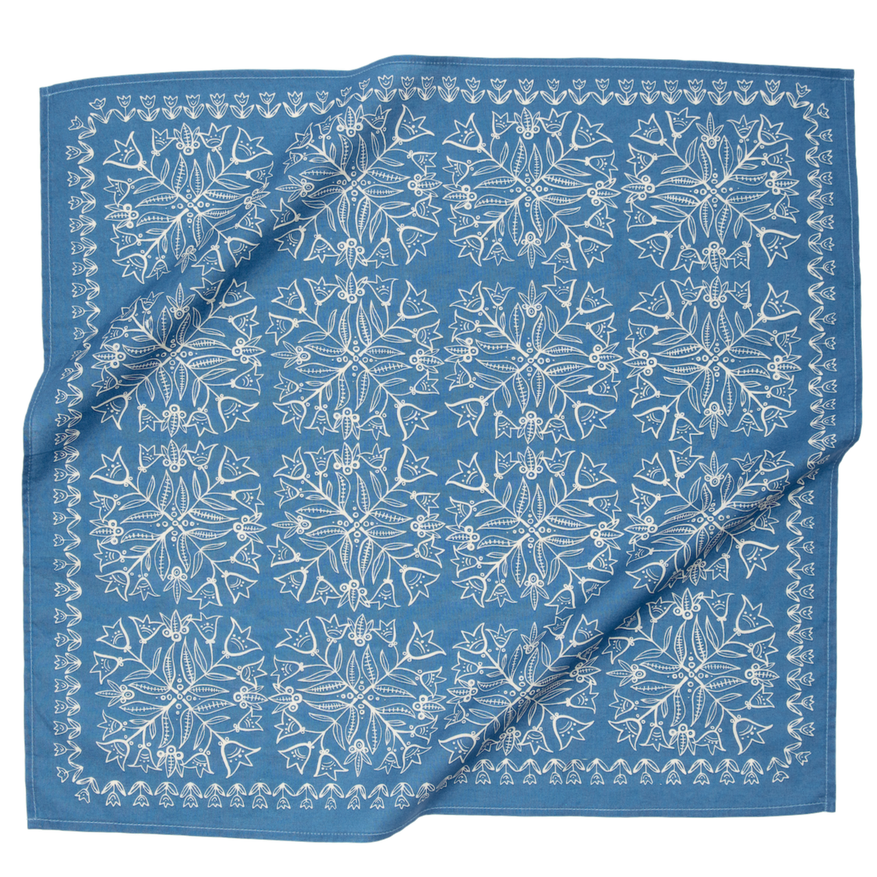 Floral Block Bandana
