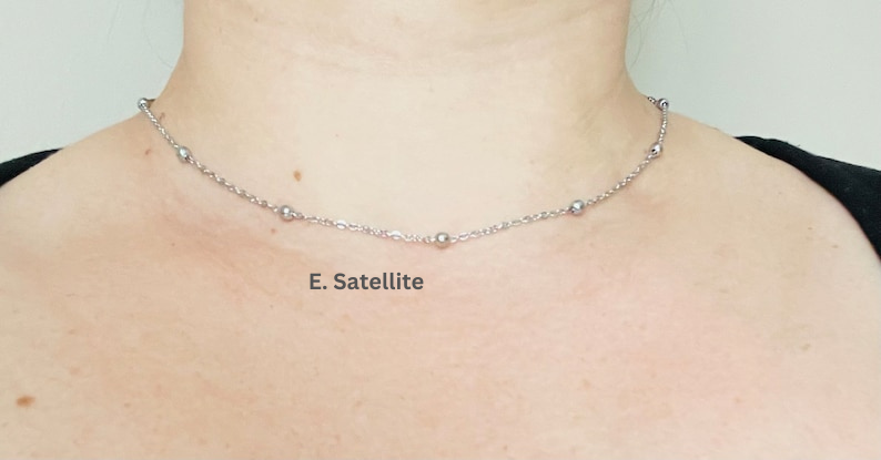 Satellite Silver Necklace