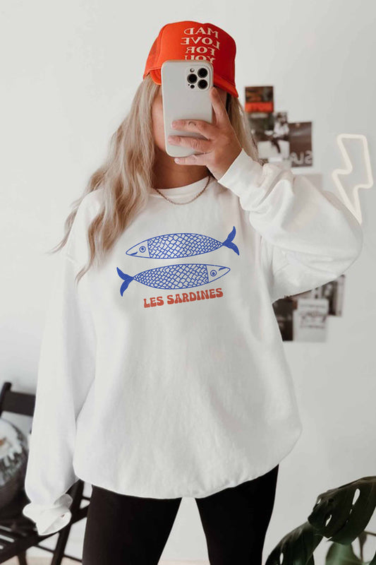 LES SARDINES OVERSIZED SWEATSHIRTS