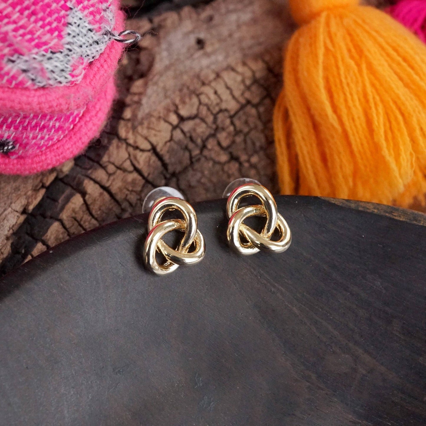 Love Knot Stud Earrings