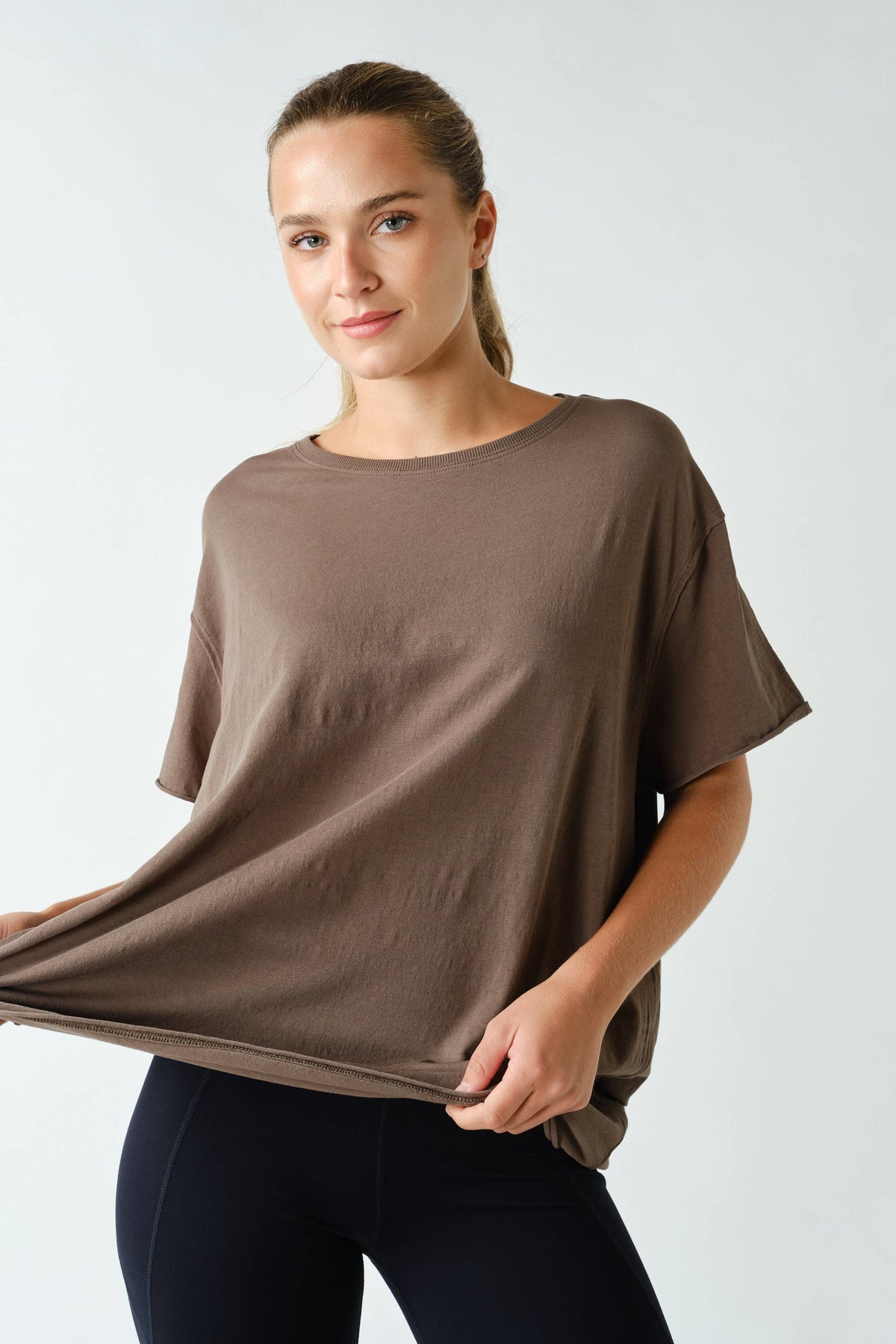 Truffle Oversized Tee