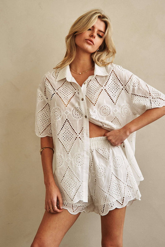 Crisp Eyelet Set