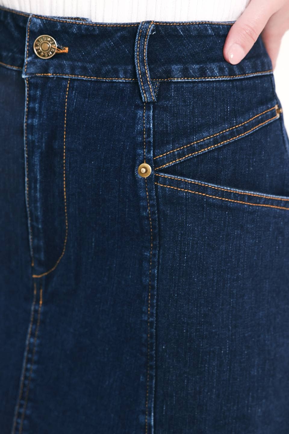 Dark Denim Skort