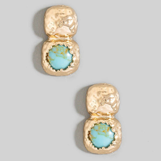 Turquoise Stone Dangle Earring
