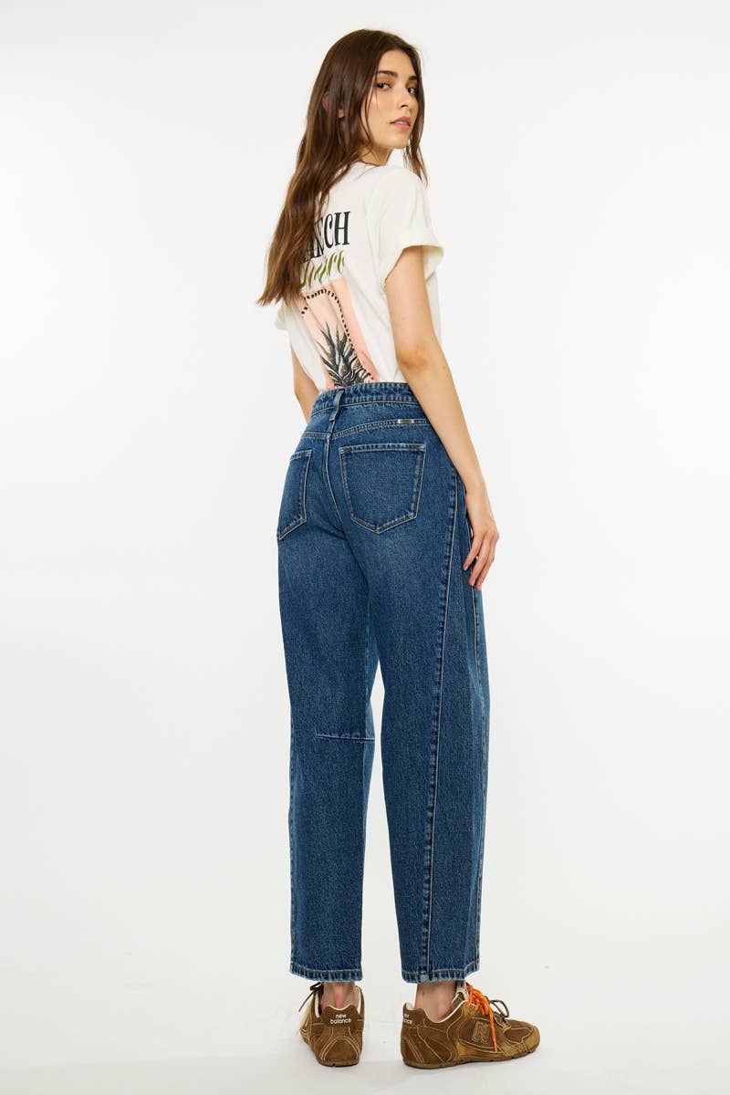 LOW SLUNG HORSESHOE JEAN