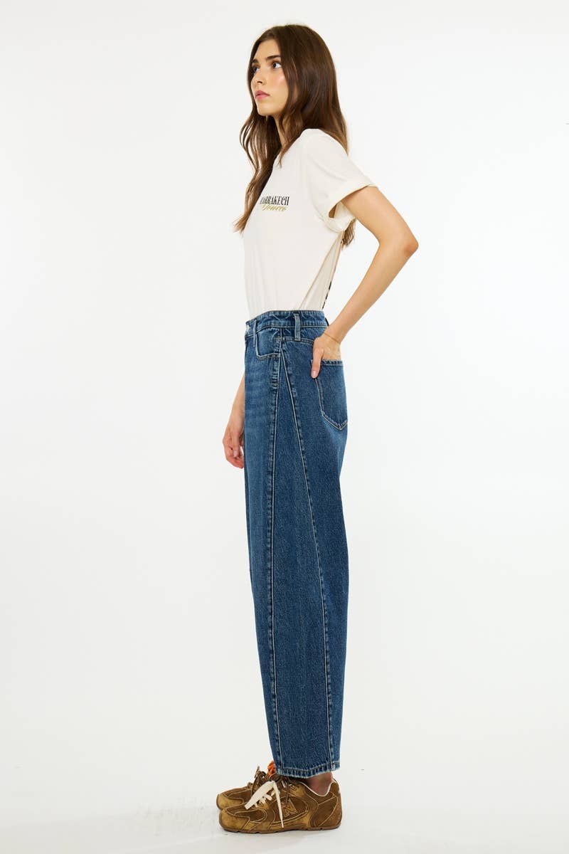LOW SLUNG HORSESHOE JEAN