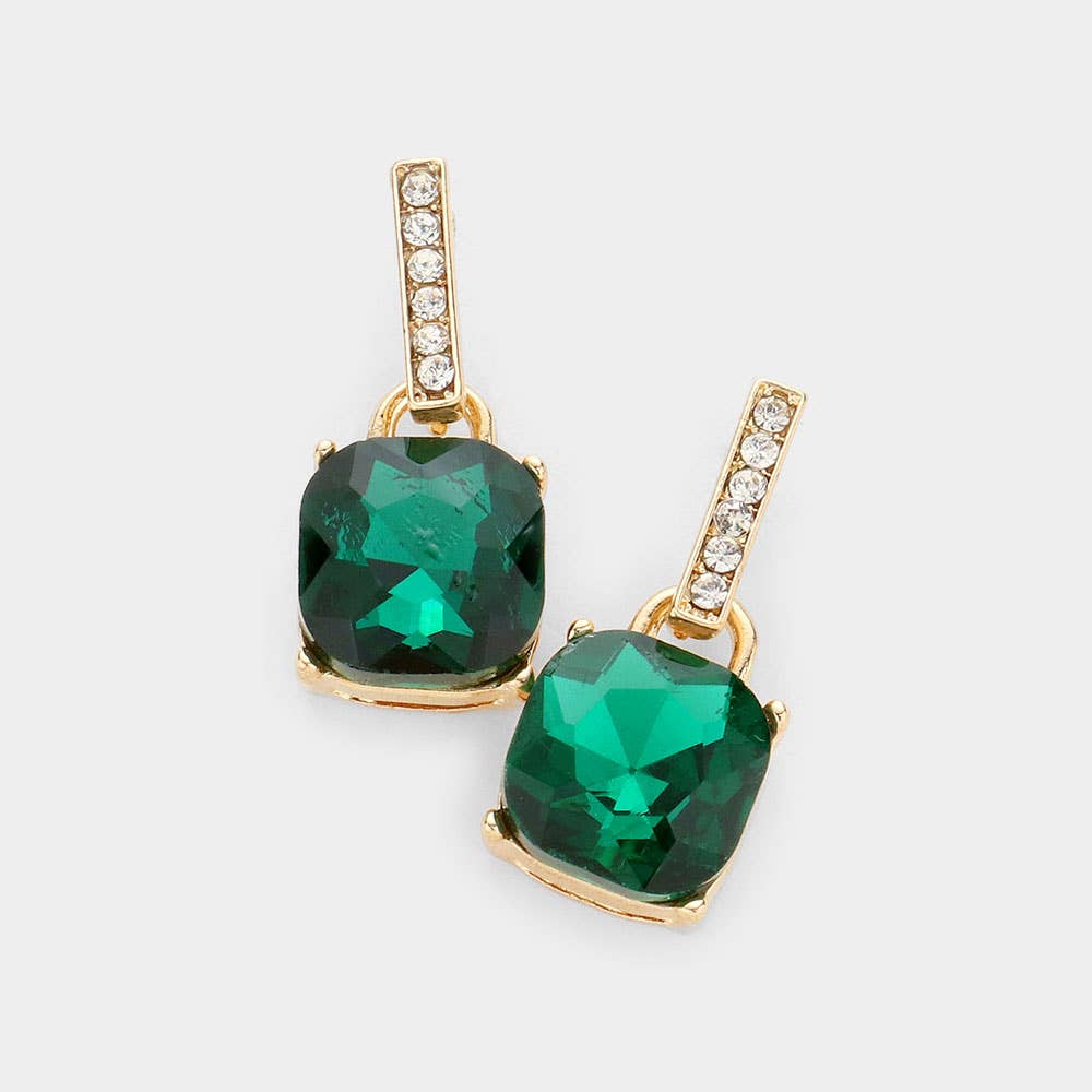 Cushion Square Dangle Earring