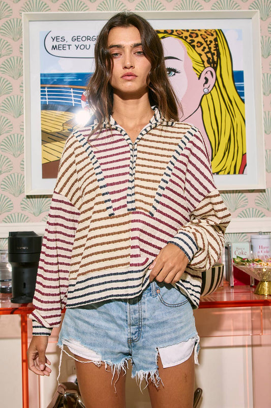 Funnel Neck Half Zip