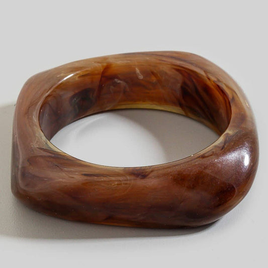 Acrylic Bangle- Brown