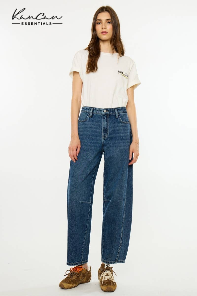 LOW SLUNG HORSESHOE JEAN