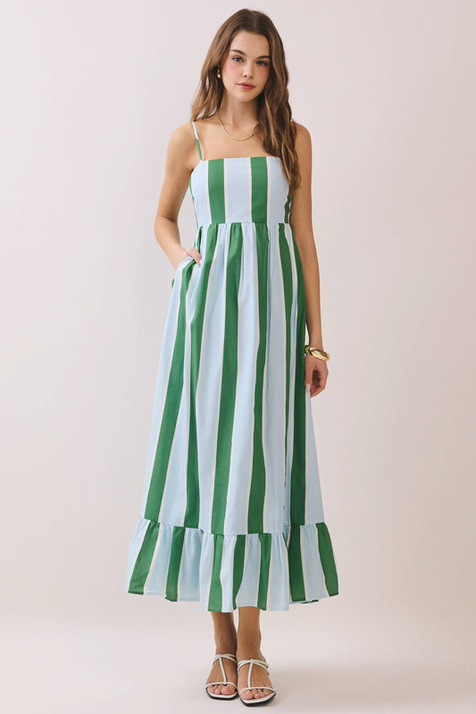 Striped Maxi Dress
