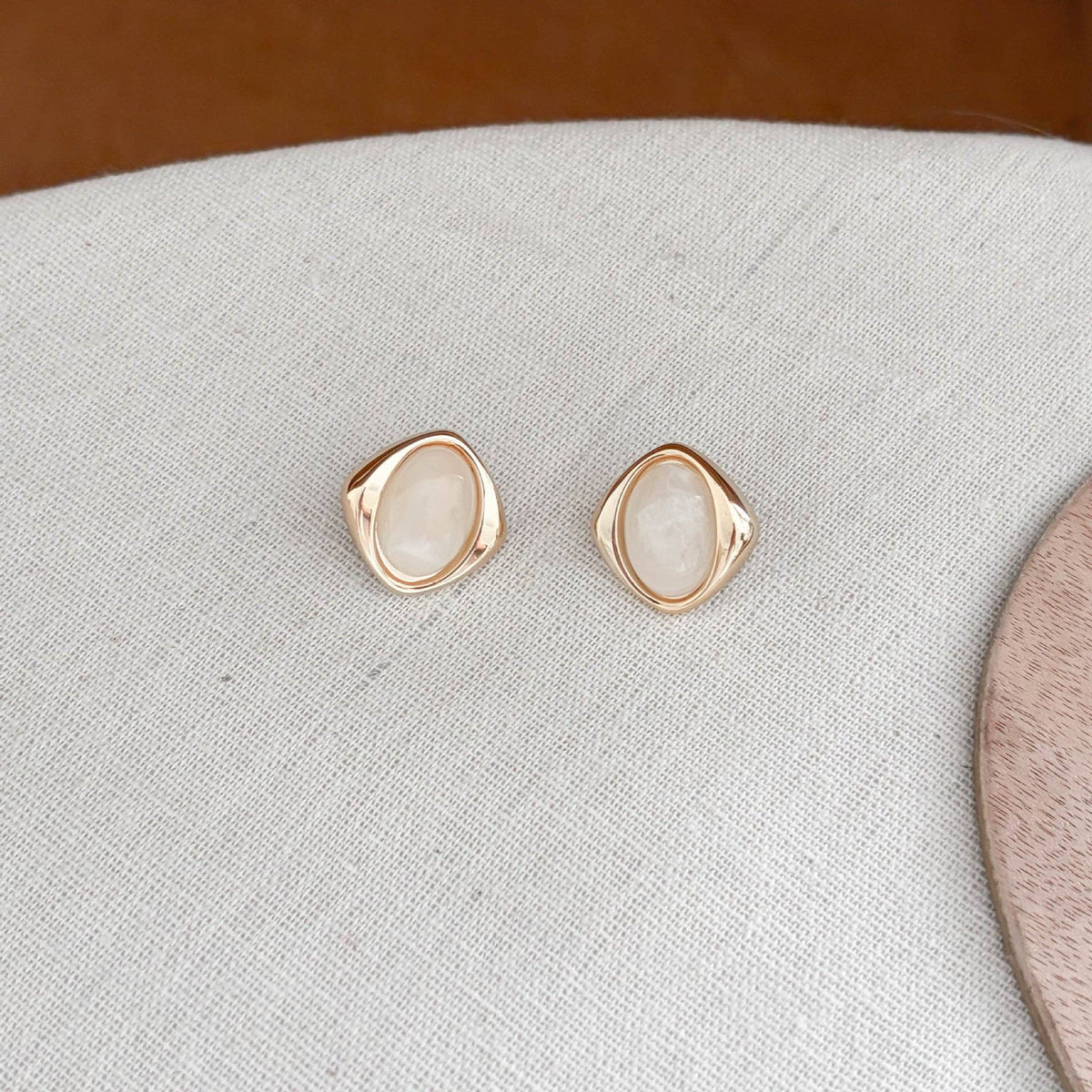 Gold Acrylic Stud