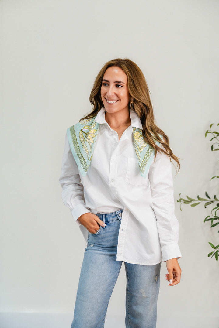 White Classic Button Down